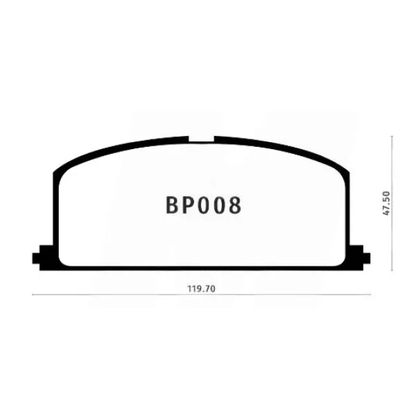 Pastilla de freno para toyota tercel 1993 1994 1.5